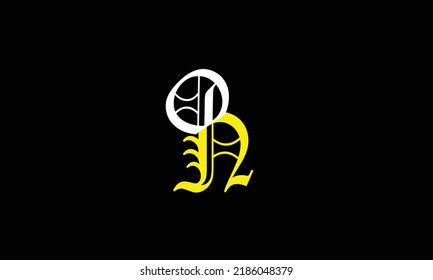 Alphabet letters Initials Monogram logo O 'A' A 'O A AND O 