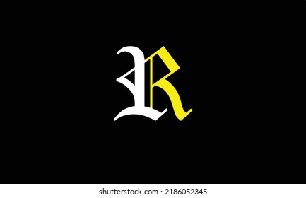 
Alphabet Buchstaben Initials Monogram Logo L'R' R' L AND R.