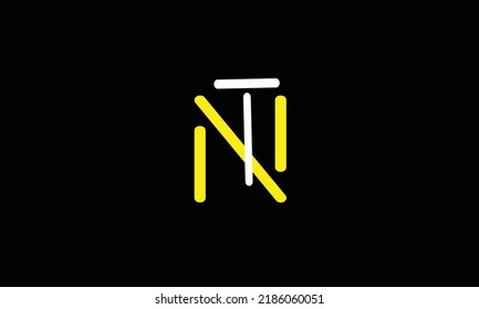 Alphabet letters Initials Monogram logo T 'N;N 'T T AND N