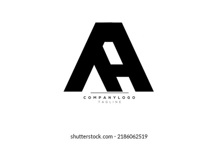 Alphabet letters Initials Monogram logo AA, AA INITIAL, AA letter