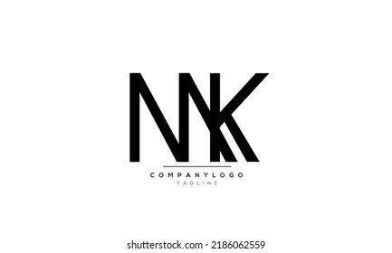 Alphabet letters Initials Monogram logo MK, MK INITIAL, MK letter