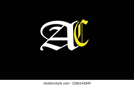 Alphabet letters Initials Monogram logo A 'C' 'A C A AND C