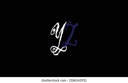 Alphabet letters Initials Monogram logo Y 'Z Z''Y Y AND Z.
