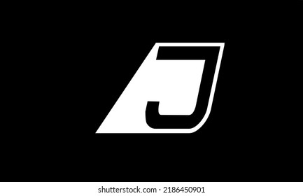 Letras alfabéticas Iniciales Monograma J