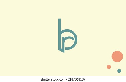 Alphabet letters Initials Monogram logo BR, RB, B and R