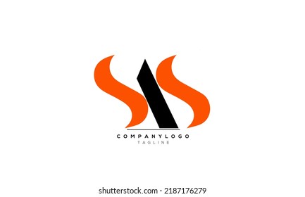 Letras alfabéticas Iniciales Monograma SS, SS INITIAL, letra SS