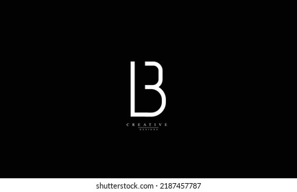 Alphabet letters Initials Monogram logo LB BL L B 
