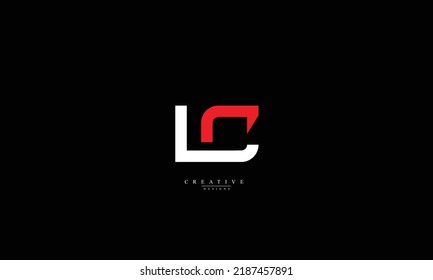Alphabet letters Initials Monogram logo LC CL L C 