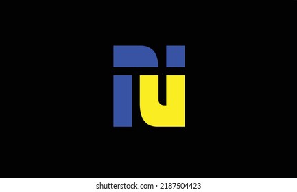 Alphabet letters Initials Monogram logo U 'N U 'N ' U 'AND M