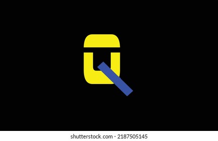 Alphabet letters Initials Monogram logo O 'Q 'O'Q 'Q AND O