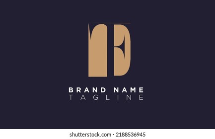 Letras alfabéticas Iniciales logotipo de monograma TF, FT, T y F