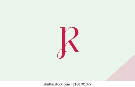 Alphabet letters Initials Monogram logo R