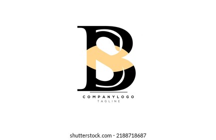 Alphabet letters Initials Monogram logo BS, BS INITIAL, BS letter