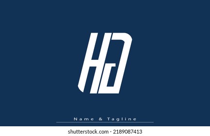 Letras alfabéticas Iniciales Monograma HJ , JH