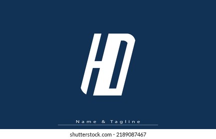 Alphabet letters Initials Monogram logo HD , DH