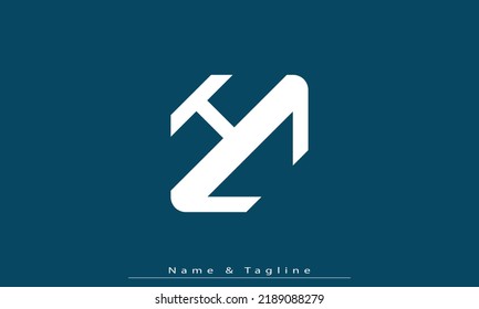 Alphabet letters Initials Monogram logo HC , CH