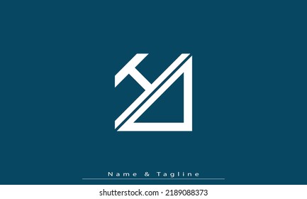 Alphabet letters Initials Monogram logo HD , DH
