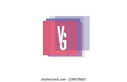 Alphabet letters Initial Monogram Logo VG, GV, V und G