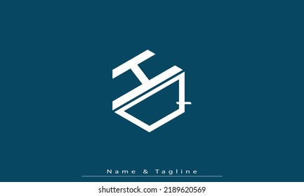 Alphabet letters Initial Monogram Logo HQ, QH