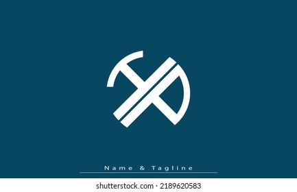 Alphabet letters Initials Monogram logo HP , PH
