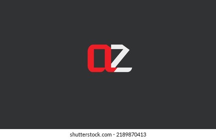 Alphabet letters Initials Monogram logo AZ, ZA, A and Z