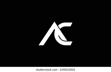 Alphabet letters Initials Monogram logo AC, CA, A and C