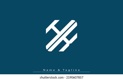 Alphabet letters Initials Monogram logo HK , KH