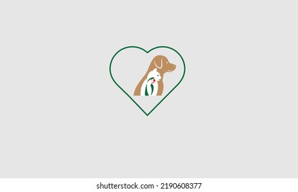 Alphabet letters Initials Monogram logo .. DOG.HEAT.LOVE