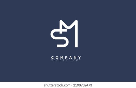 Alphabet Letters Initials Monogram Logo Sm Stock Vector (Royalty Free ...