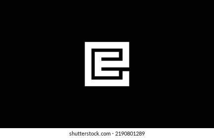 Alphabet letters Initials Monogram logo EE, E and E 