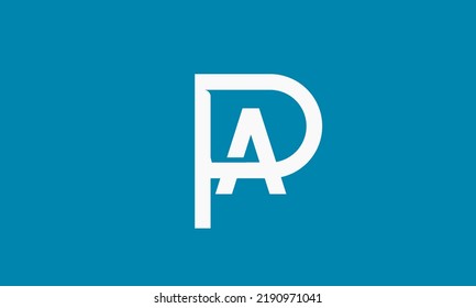 Alphabet letters Initial Monogram Logo PA, AP, P und A