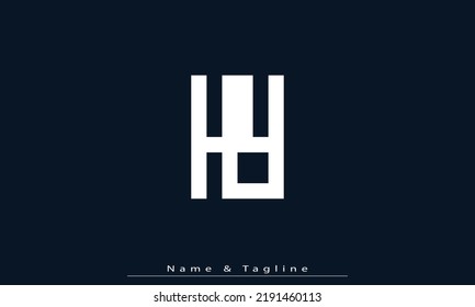 Letras alfabéticas Iniciales Monograma HY , YH