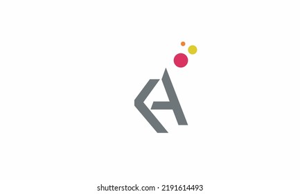 Alphabet letters Initial Monogram Logo KA, AK, K und A
