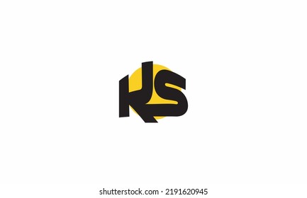Alphabet letters Initial Monogram Logo RS, SR, R und S