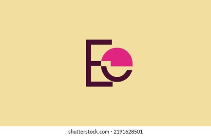 Alphabet letters Initial Monogram Logo EE, E und E