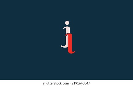 Letras alfabéticas Iniciales Monograma JL, LJ, J y L