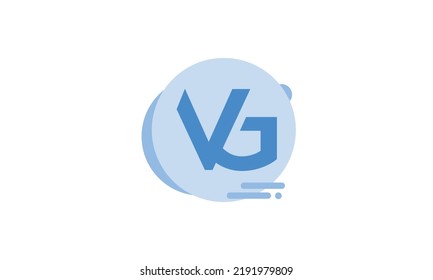 Alphabet letters Initials Monogram logo VG, GV, V and G