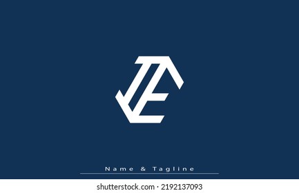 Alphabet letters Initials Monogram logo IE , EI