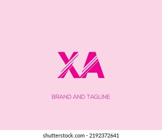 Alphabet letters Initials Monogram logo XA AX X A
