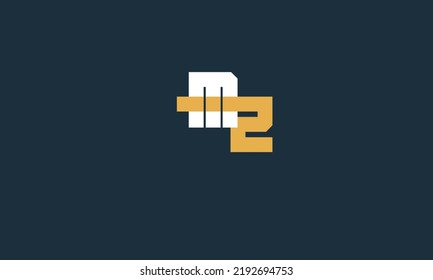 Alphabet letters Initials Monogram logo MZ, ZM, M and Z 