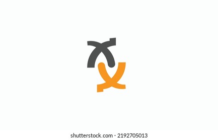 Alphabet letters Initials Monogram logo XY, YX, X and Y