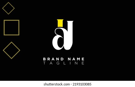 Alphabet letters Initials Monogram logo AH, HA, A and H