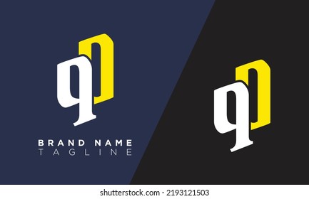 Alphabet letters Initials Monogram logo QO, OQ, Q and O