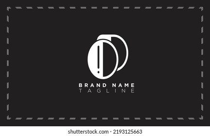 Alphabet letters Initials Monogram logo OD, DO, O and D