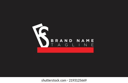 Alphabet letters Initials Monogram logo FS, SF, F and S