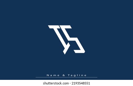 Alphabet letters Initial Monogram logo IS, SI