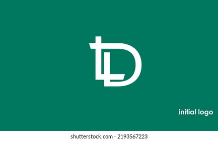 Alphabet letters Initials Monogram logo LD, DL, L and D