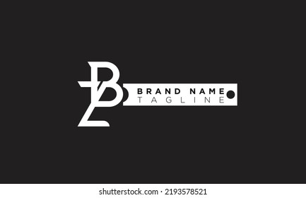 Alphabet letters Initials Monogram logo ZB, BZ, Z and B