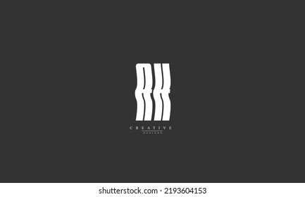 Alphabet letters Initials Monogram logo AH HA A H