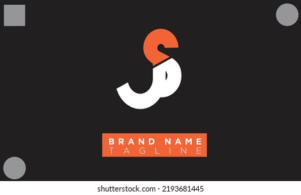 Alphabet letters Initial Monogram Logo JS, SJ, J und S
